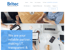 Tablet Screenshot of britec.com